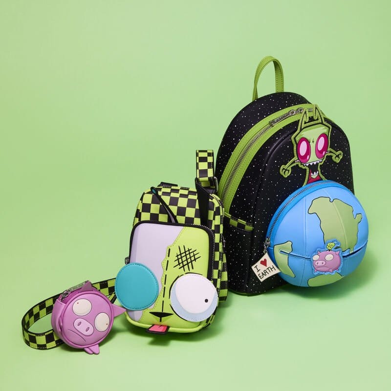 Nickelodeon by Loungefly Crossbody Invader Zim Gir Cellphone Loungefly