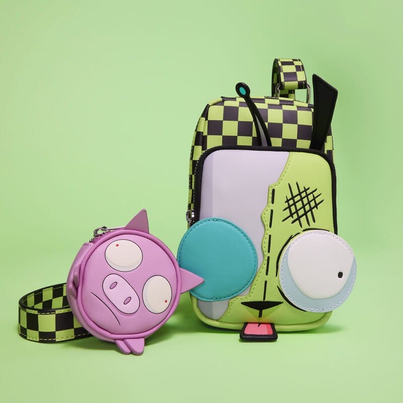 Nickelodeon by Loungefly Crossbody Invader Zim Gir Cellphone Loungefly