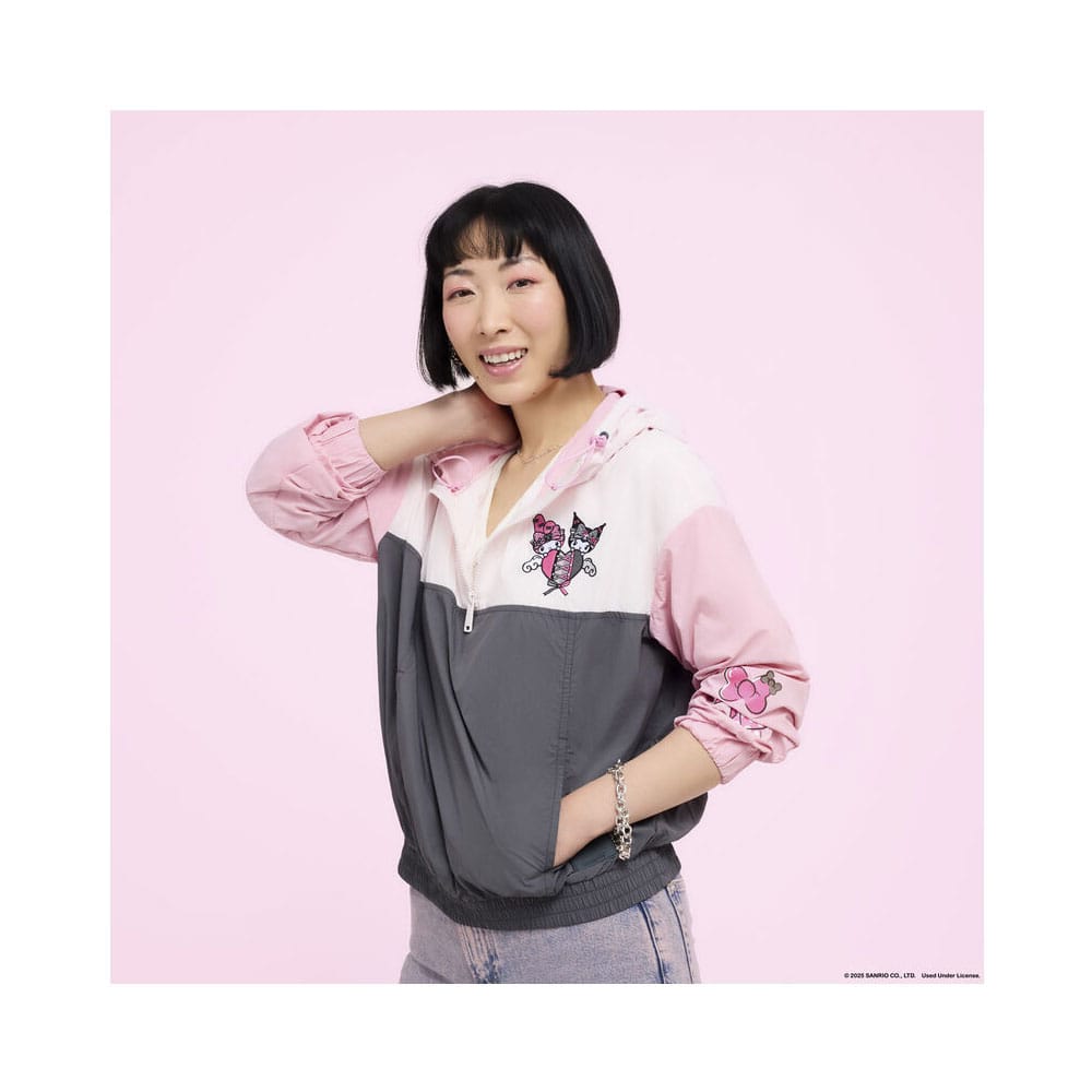 Sanrio by Loungefly Windbreaker Jacket My Melody and Kuromi Size XL Loungefly