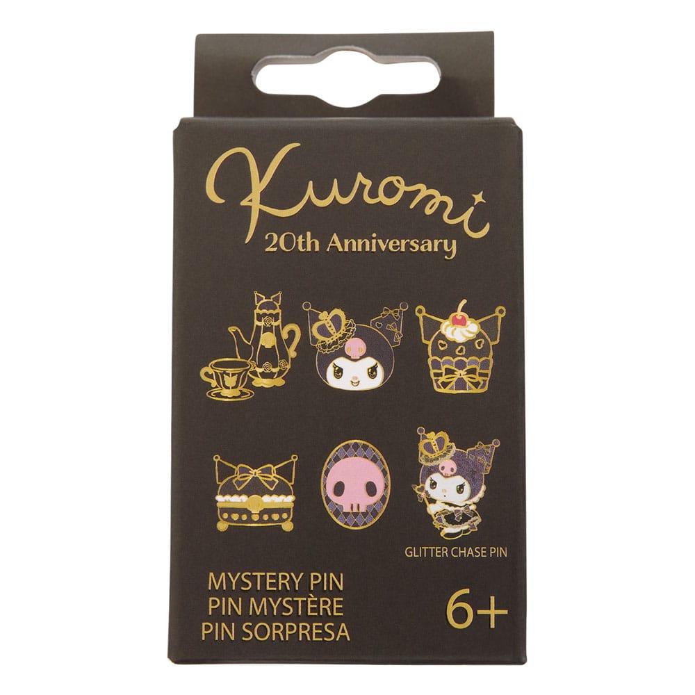 Sanrio by Loungefly Enamel Pins Blind Box 20th Anniversary Kuromi Assortment 12 Loungefly