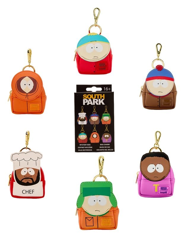 South Park by Loungefly Bag Charm Mystery Box Display 15 Loungefly