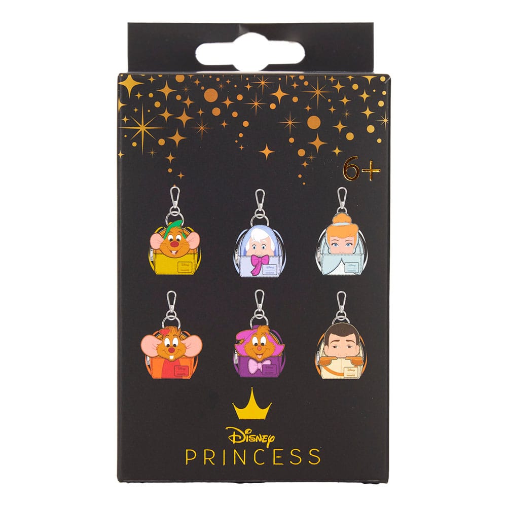 Disney Cinderella 75th Anniversary by Loungefly Bag Charm Mystery Box Display 15 Loungefly