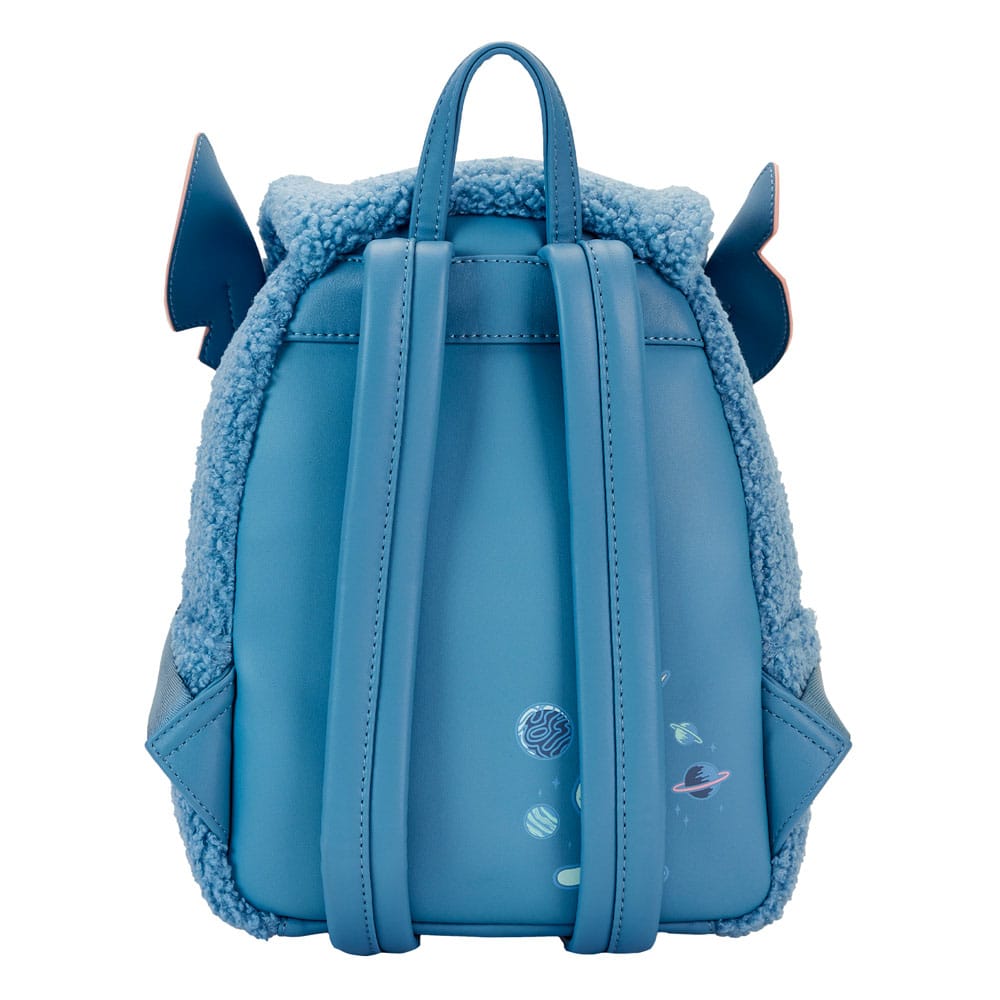 Disney by Loungefly Backpack Stitch Plush Pocket Loungefly