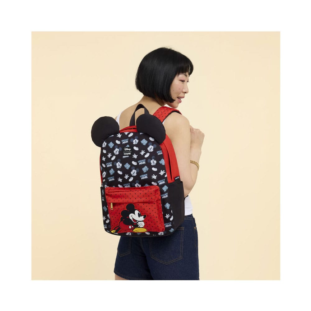 Disney by Loungefly Full Size Nylon Backpack Mickey Mouse Loungefly