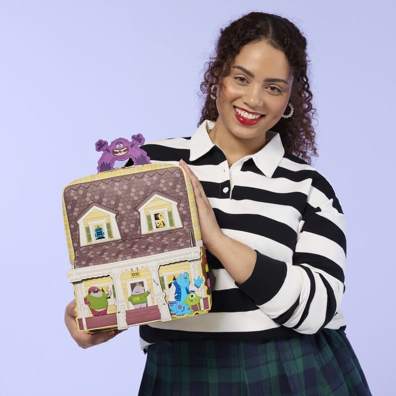 Monsters University Oozma Kappa House Figural Mini Backpack Loungefly