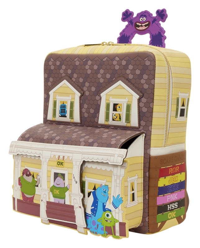 Monsters University Oozma Kappa House Figural Mini Backpack Loungefly