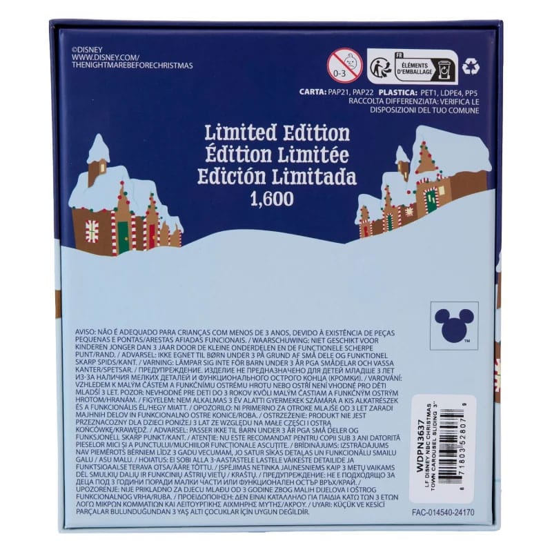 Nightmare Before Christmas by Loungefly Enamel 3" Pins Christmas Town Carousel 3" Limited Edition Loungefly