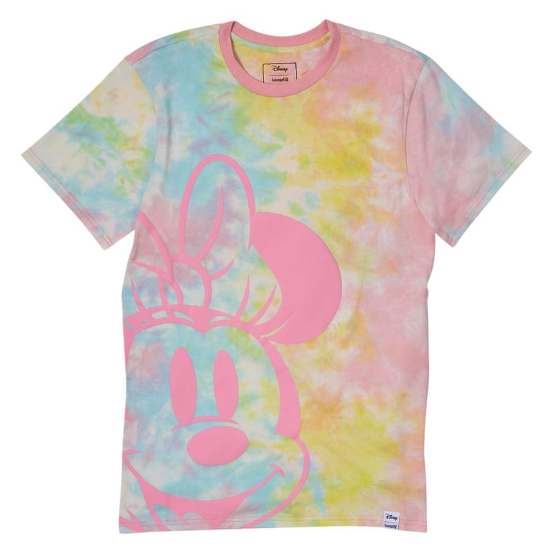 Disney by Loungefly Tee T Shirt Unisex Minnie Mouse Tie Die Size M Loungefly