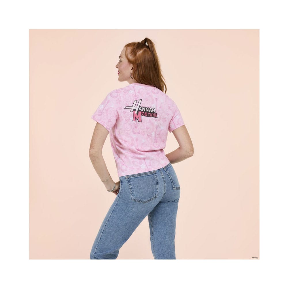 Disney by Loungefly Tee T Shirt Unisex Hannah Montana Shirred Hem Size XXL Loungefly