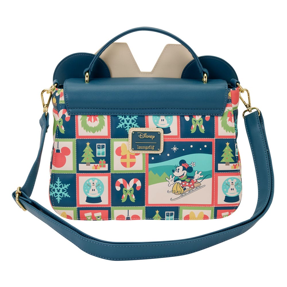 Disney by Loungefly Crossbody Bag Mickey and Minnie Holiday Loungefly