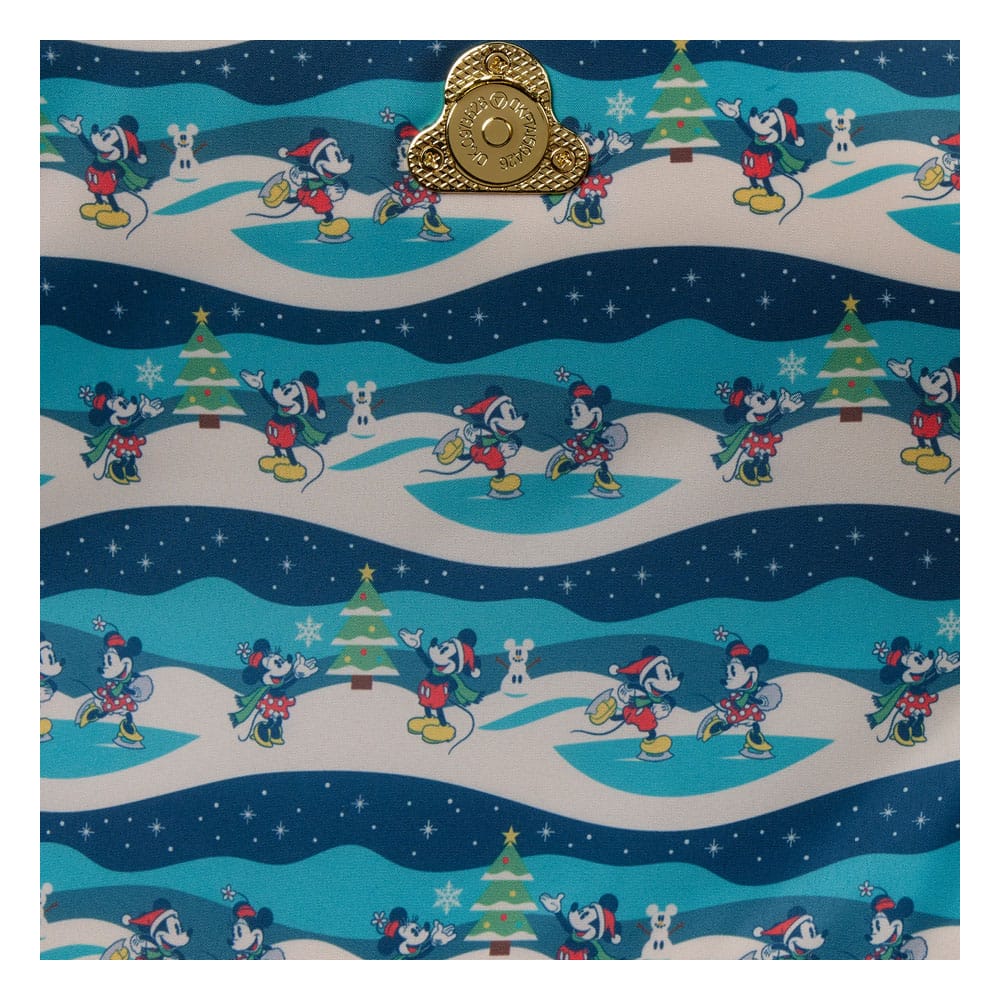 Disney by Loungefly Crossbody Bag Mickey and Minnie Holiday Loungefly