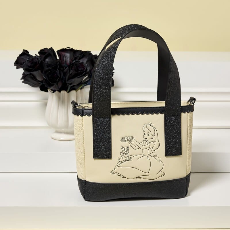 Alice in Wonderland Mini Tote Crossbody Bag Loungefly