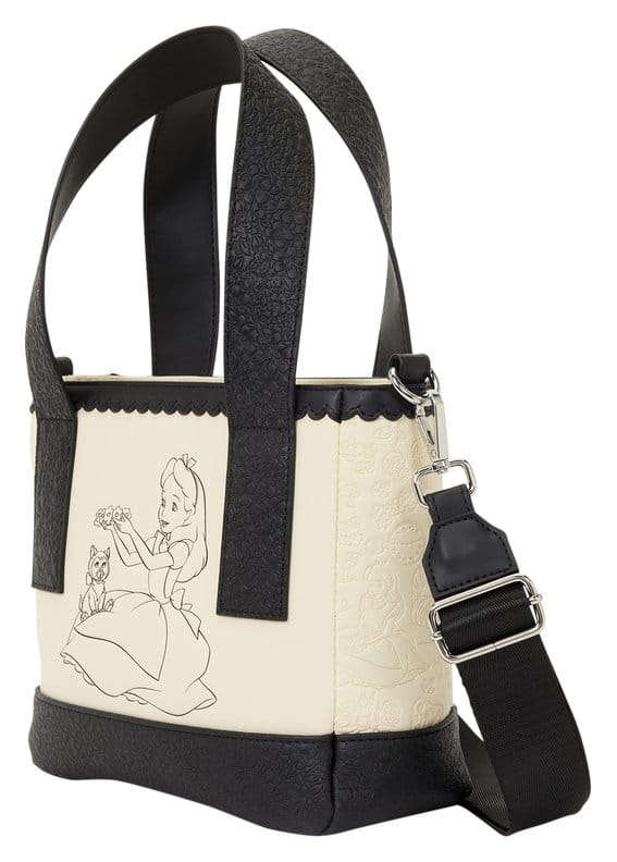 Alice in Wonderland Mini Tote Crossbody Bag Loungefly