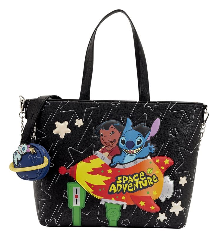 Lilo & Stitch by Loungefly Canvas Tote Bag Space Adventure Loungefly