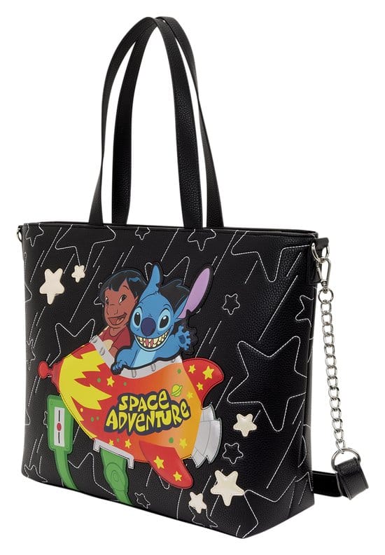 Lilo & Stitch by Loungefly Canvas Tote Bag Space Adventure Loungefly
