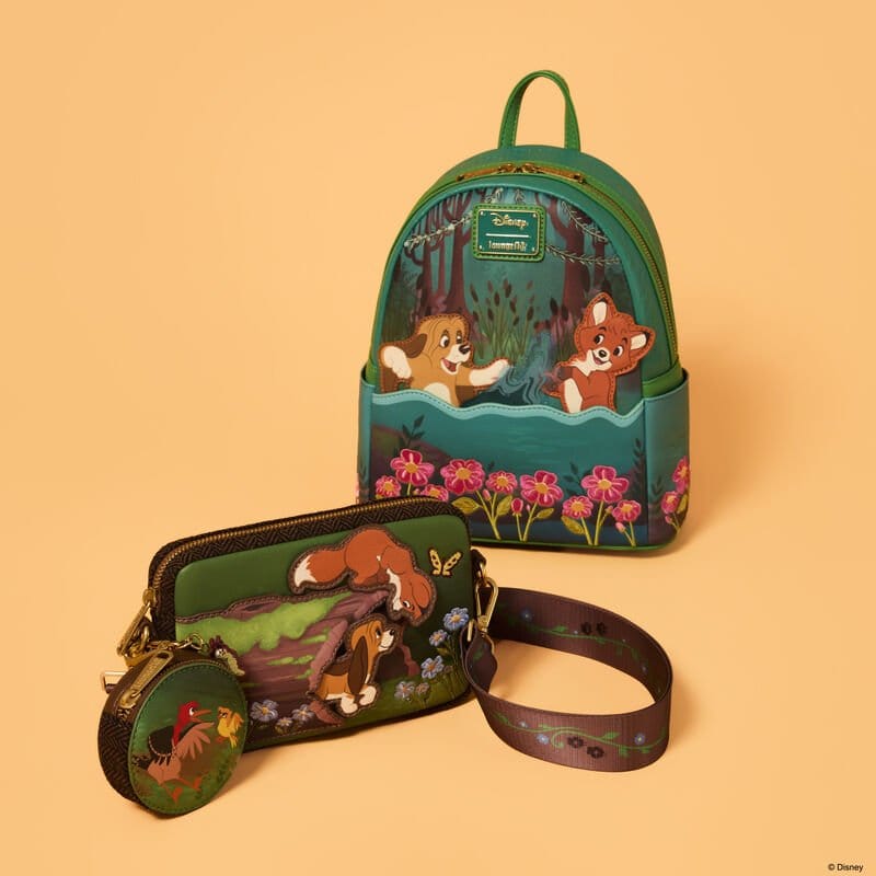 The Fox and the Hound by Loungefly Canvas Tote Bag Tod & Vixey Loungefly