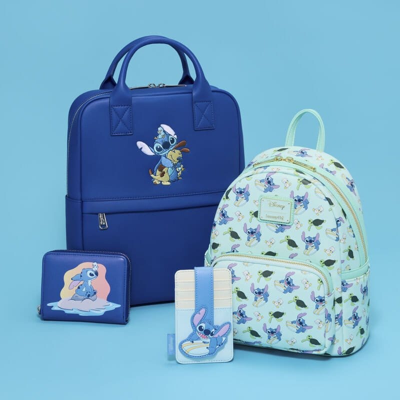 Disney by Loungefly Cardholder Lilo & Stitch Animal Friends Surfing Loungefly