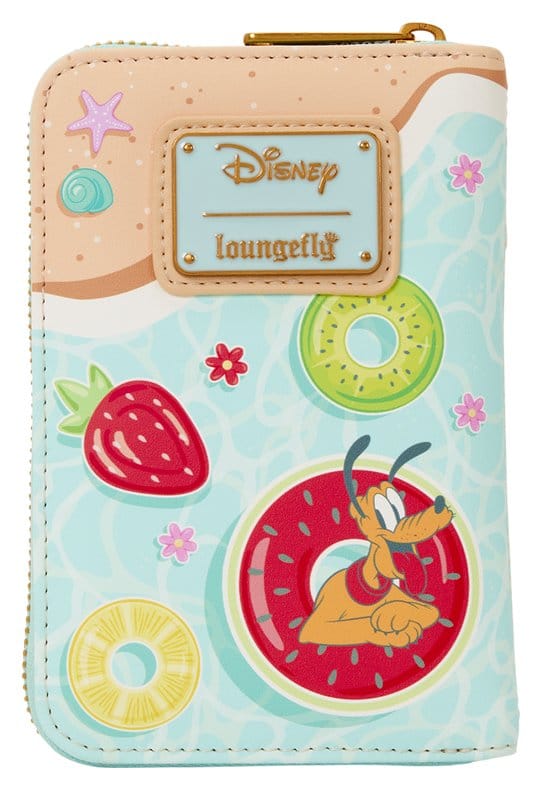 Mickey & Minnie Beach Fun Zip Around Wallet Loungefly