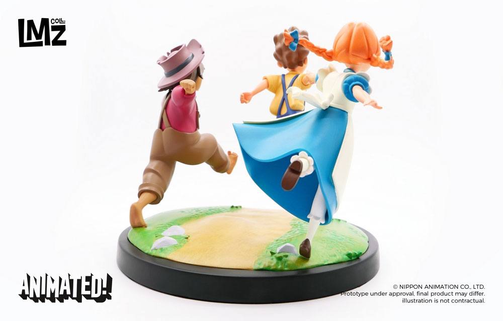 The Adventures of Tom Sawyer Animated! Statue Tom Huck & Becky LMZ Collectibles
