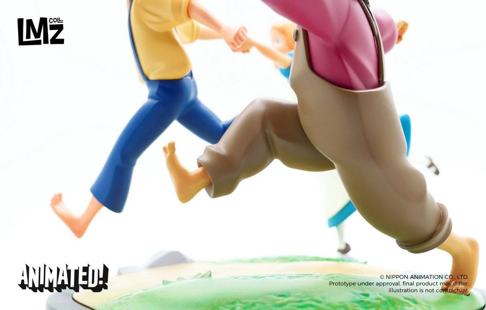 The Adventures of Tom Sawyer Animated! Statue Tom Huck & Becky LMZ Collectibles