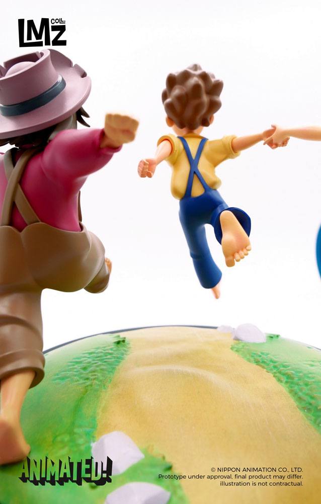The Adventures of Tom Sawyer Animated! Statue Tom Huck & Becky LMZ Collectibles