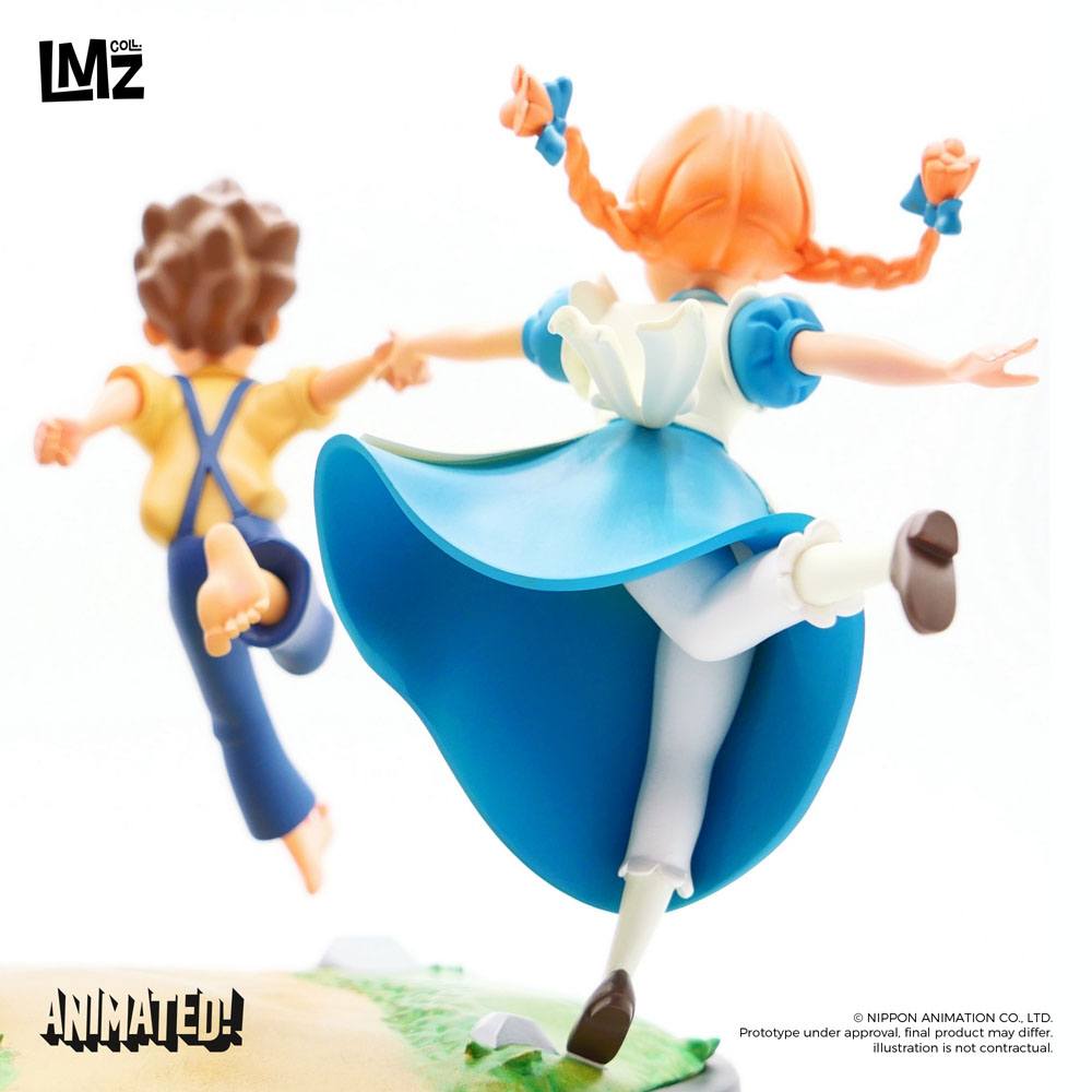 The Adventures of Tom Sawyer Animated! Statue Tom Huck & Becky LMZ Collectibles