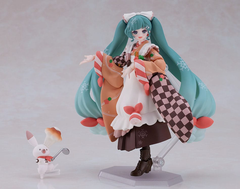 Character Vocal Series 01 Hatsune Miku Figma Action Figure Snow Miku Winter Delicacy Ver. Max Factory