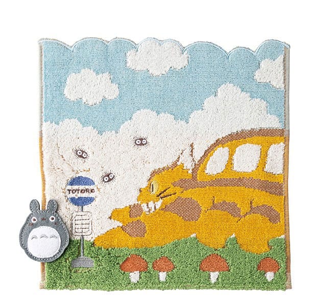My Neighbor Totoro Mini Towel Catbus on it's way Marushin
