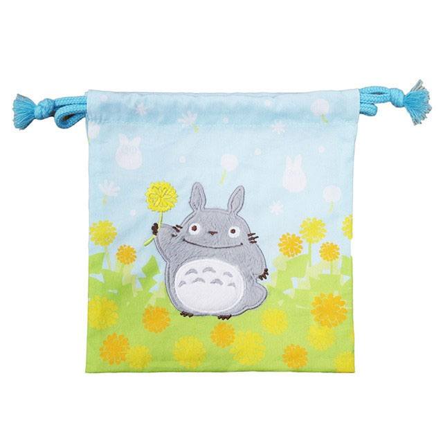 My Neighbor Totoro Laundry Storage Bag Totoro with Flowers Marushin