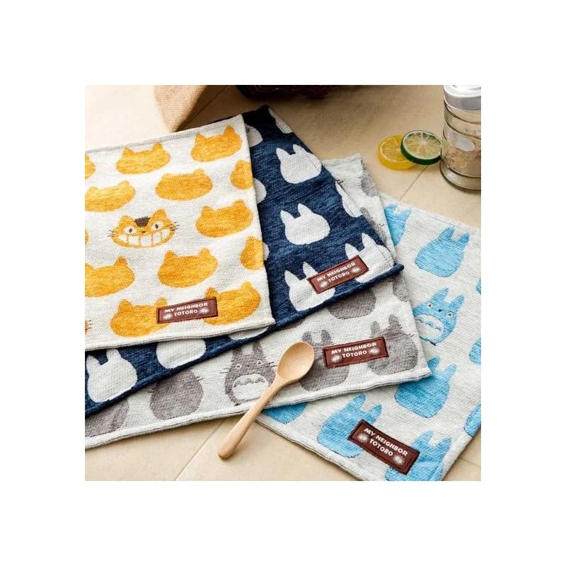My Neighbor Totoro Cloth Lunch Napkin Medium Totoro Shilouette Marushin