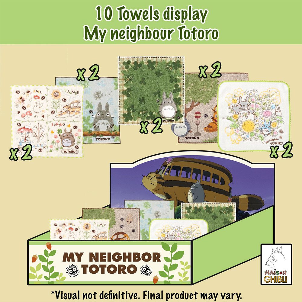 My Neighbor Totoro Mini TowelsDisplay 10 Marushin