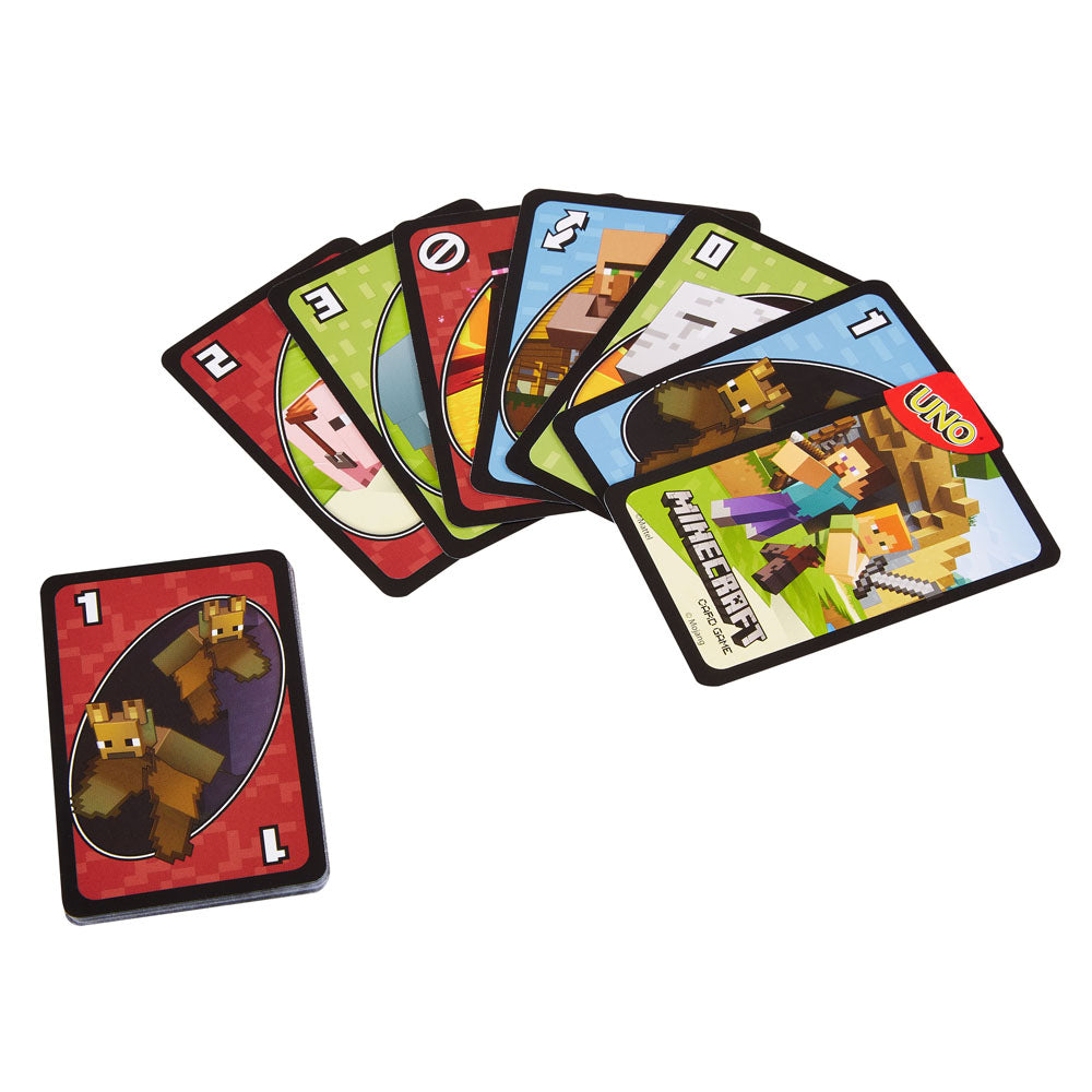 Minecraft UNO Card Game Mattel