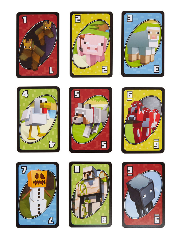 Minecraft UNO Card Game Mattel