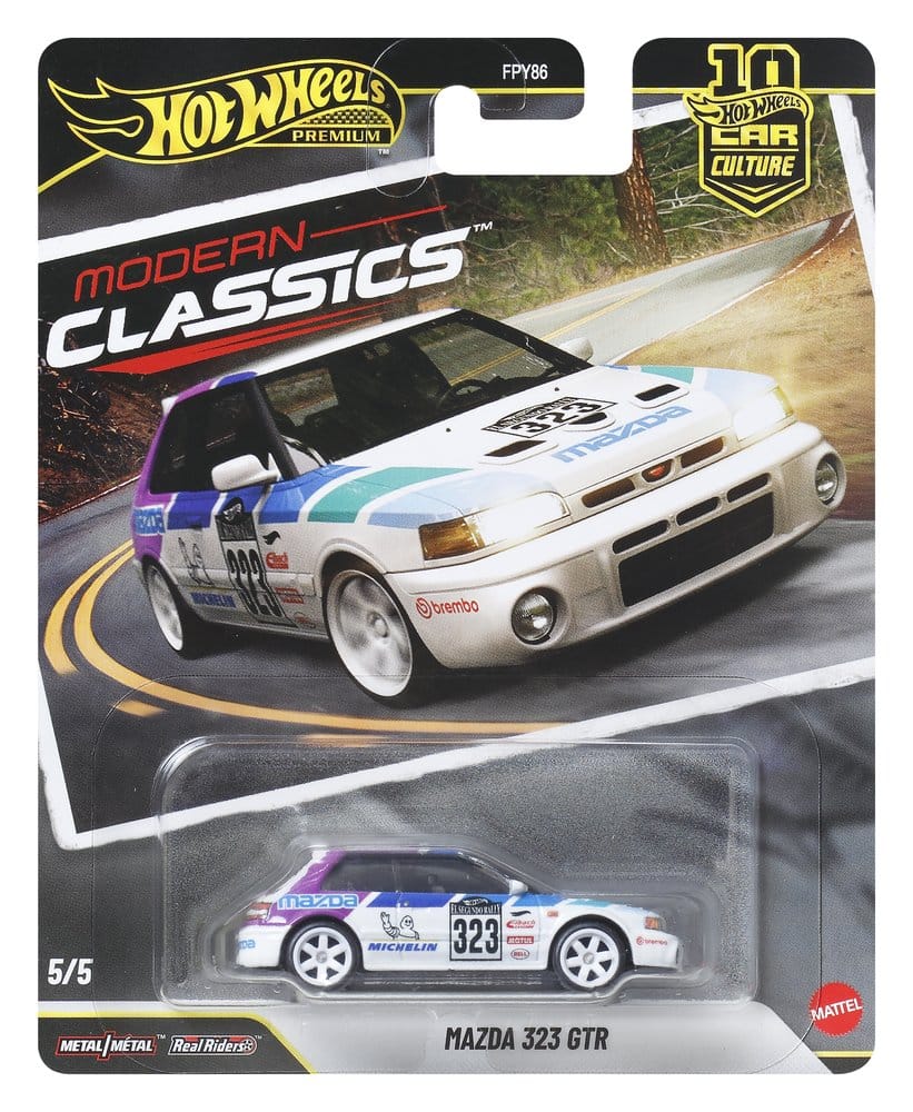 Hot Wheels Premium Die Cast Vehicles 1/64 Car Culture 976R Assortment 10 Mattel