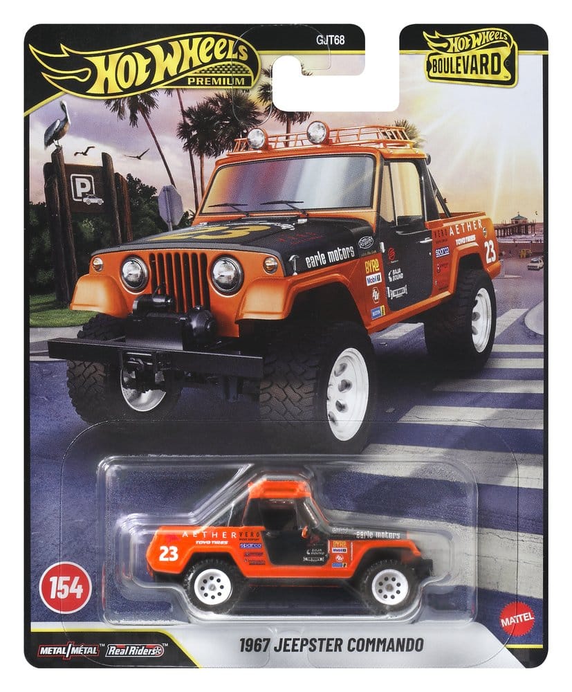 Hot Wheels Premium Die Cast Vehicles 1/64 Boulevard 978G Assortment 10 Mattel