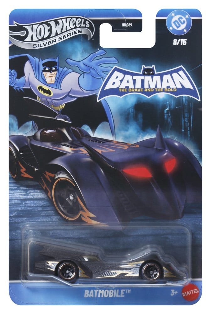 Batman Hot Wheels Silver Series Die Cast Vehicles 1/64 979T Assortment 24 Mattel