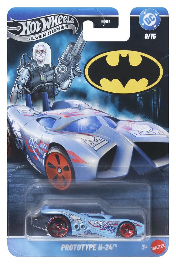 Batman Hot Wheels Silver Series Die Cast Vehicles 1/64 979T Assortment 24 Mattel