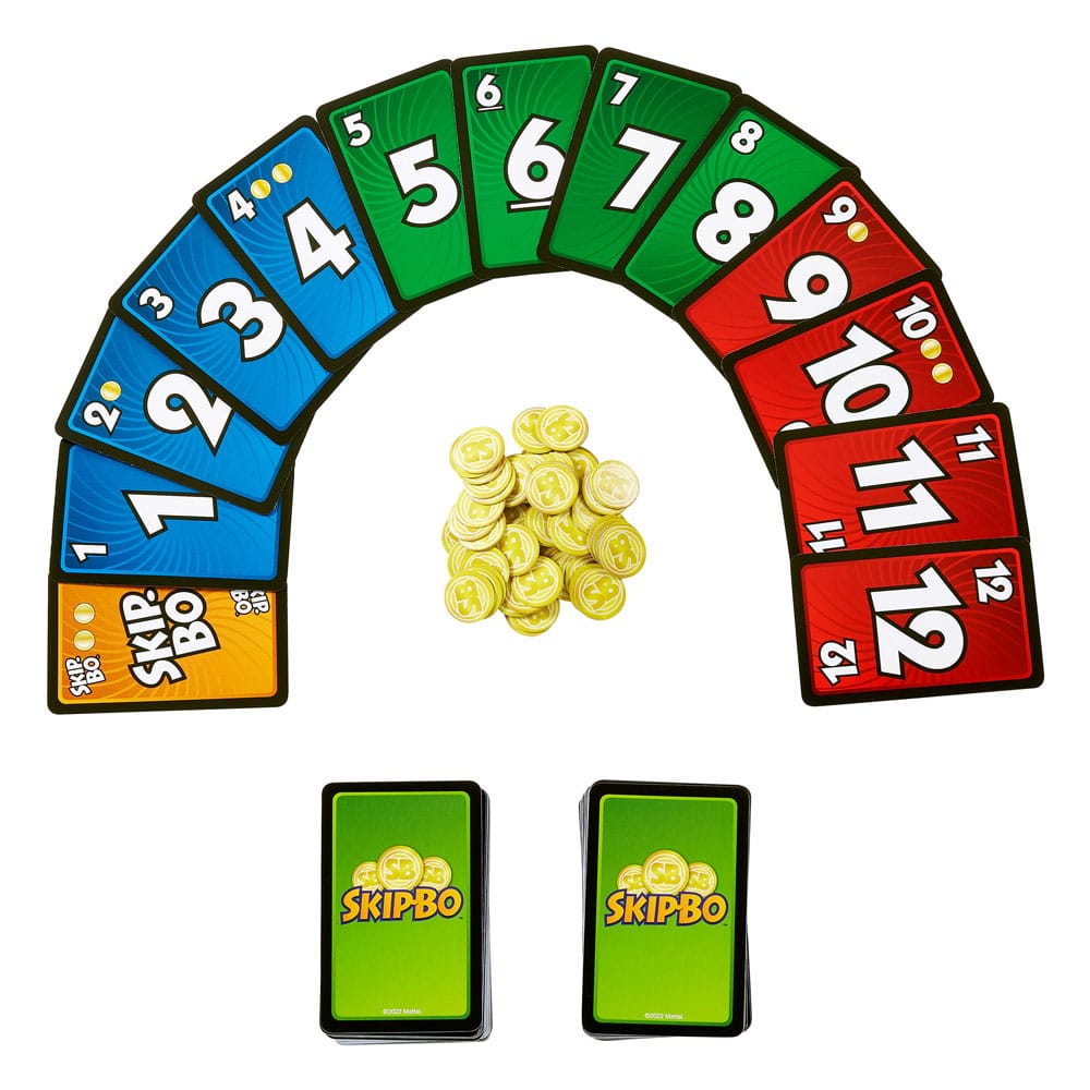 Skip Bo Masters Card Game Mattel