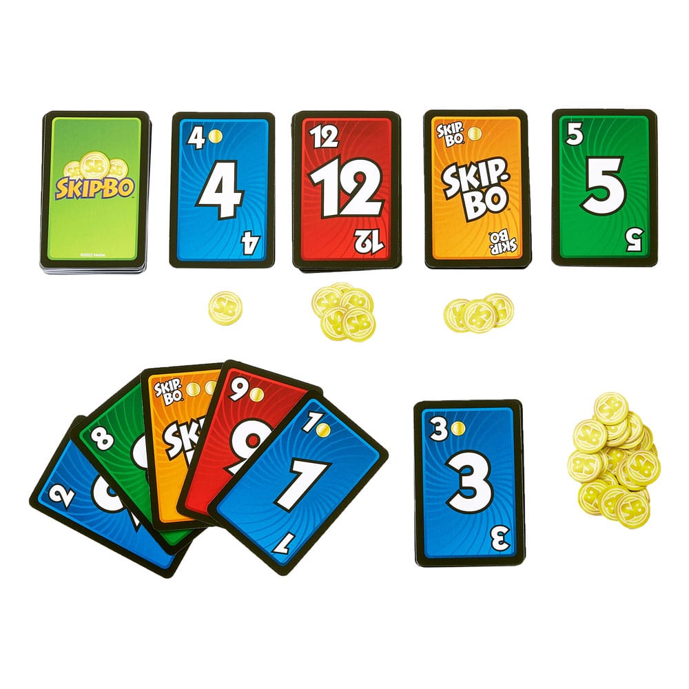 Skip Bo Masters Card Game Mattel