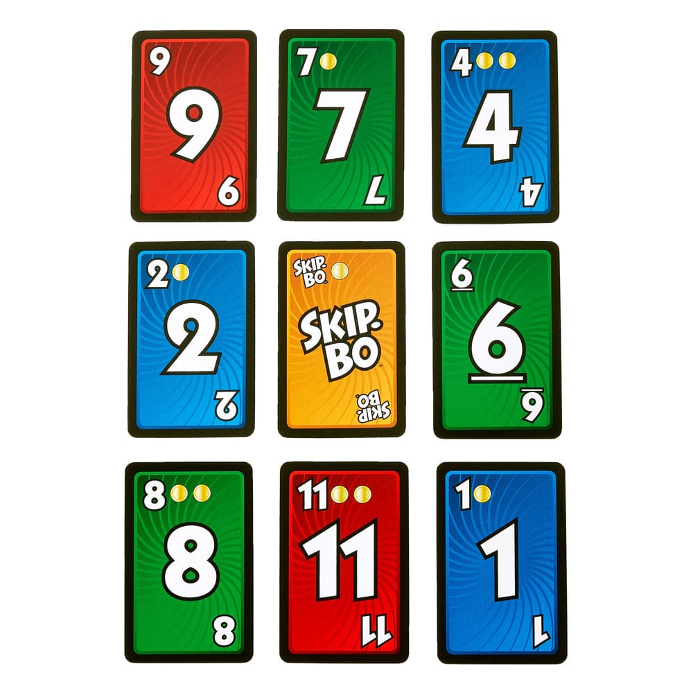 Skip Bo Masters Card Game Mattel