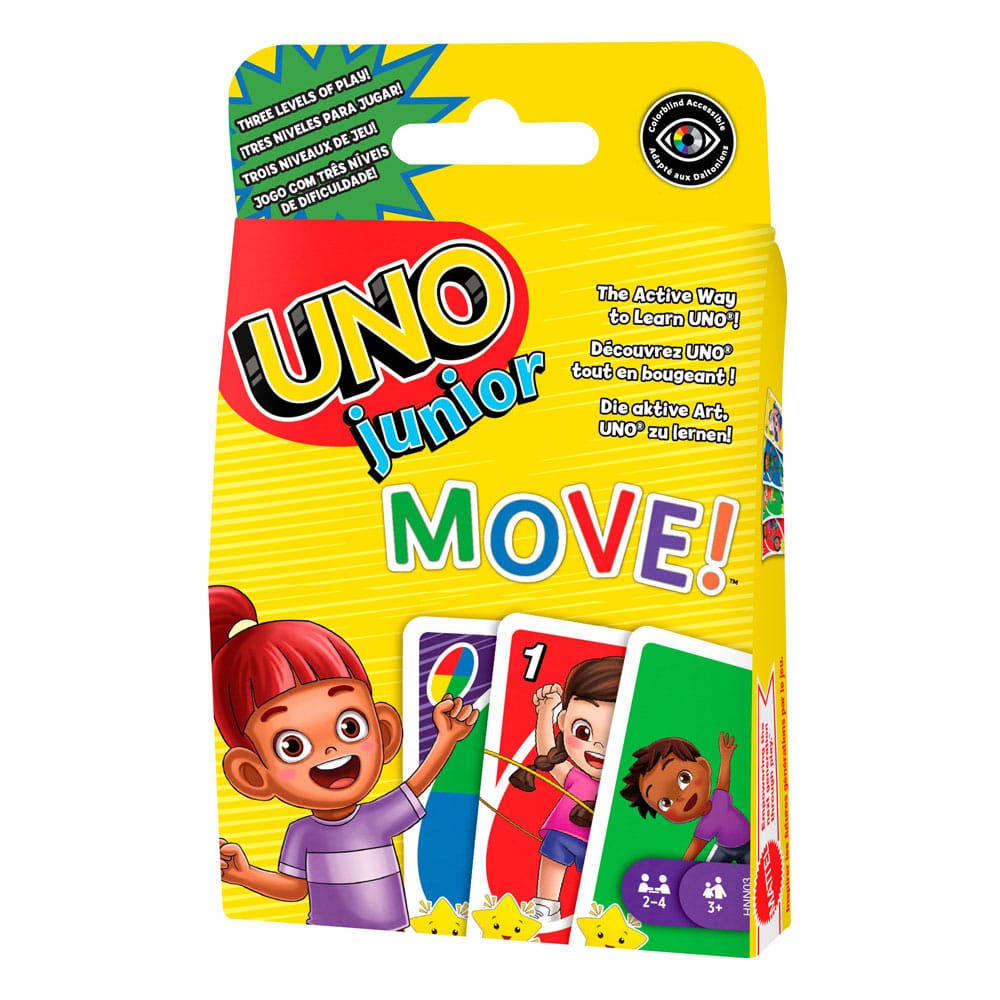 UNO Junior Move! Card Game Mattel