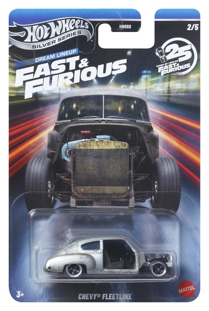 Fast &amp; Furious Hot Wheels Silver Series Die Cast Vehicles 1/64 979N Assortment 24 Mattel