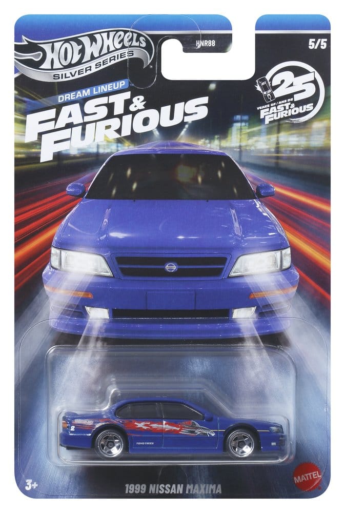 Fast &amp; Furious Hot Wheels Silver Series Die Cast Vehicles 1/64 979N Assortment 24 Mattel