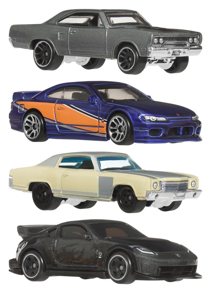 Fast & Furious Hot Wheels Silver Series Die Cast Vehicles 1/64 979M Tokyo Drift Assortment 24 Mattel