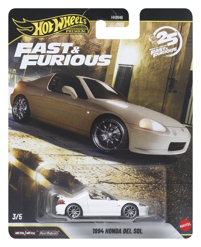 Fast & Furious Hot Wheels Premium Die Cast Vehicles 1/64 979P Assortment 10 Mattel