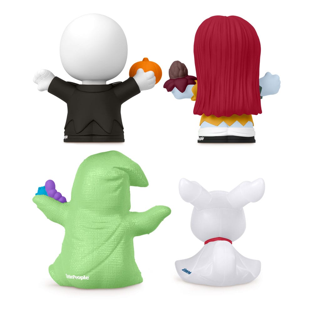 The Nightmare Before Christmas Fisher Price Little People Collector Mini Figures 4 Pack Mattel