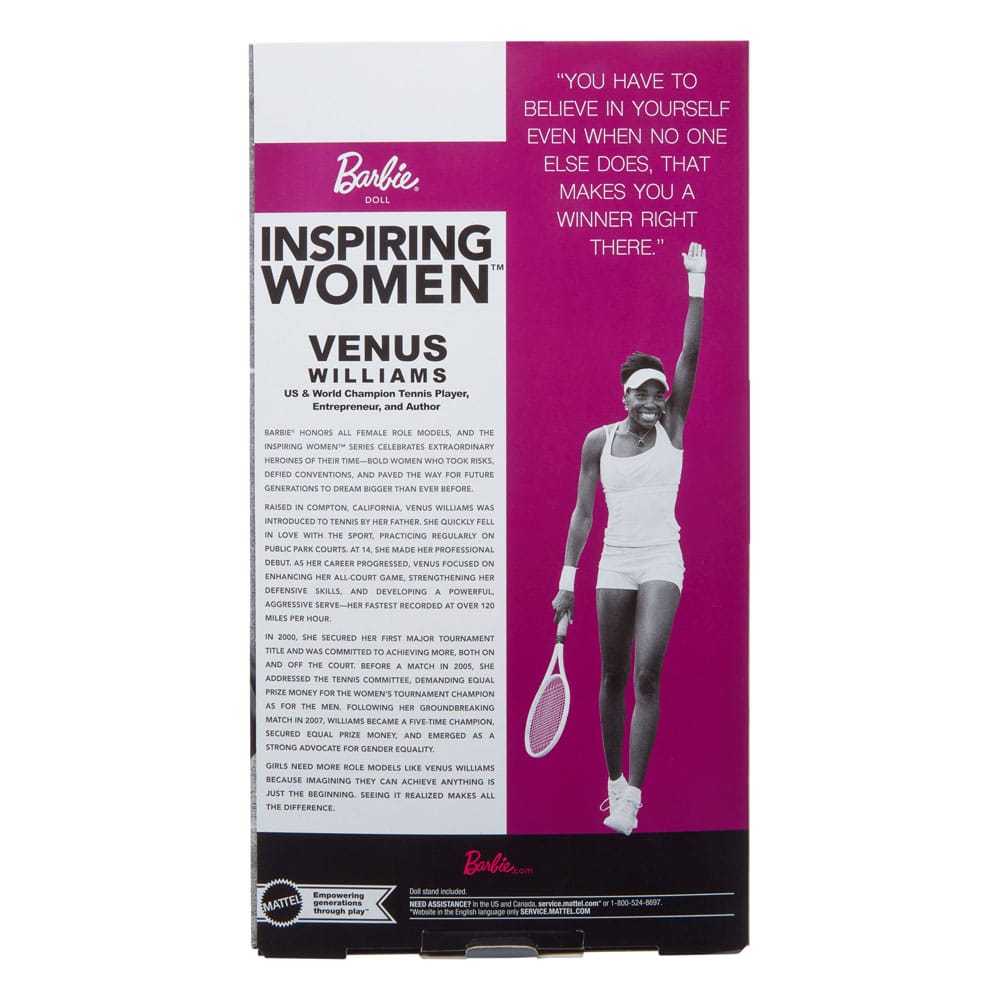 Barbie Signature Inspiring Women Doll Venus Williams Mattel