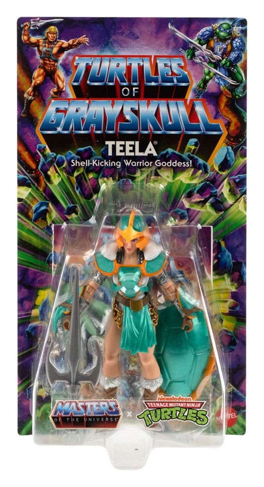 MOTU x TMNT Turtles of Grayskull Action Figure Teela Mattel