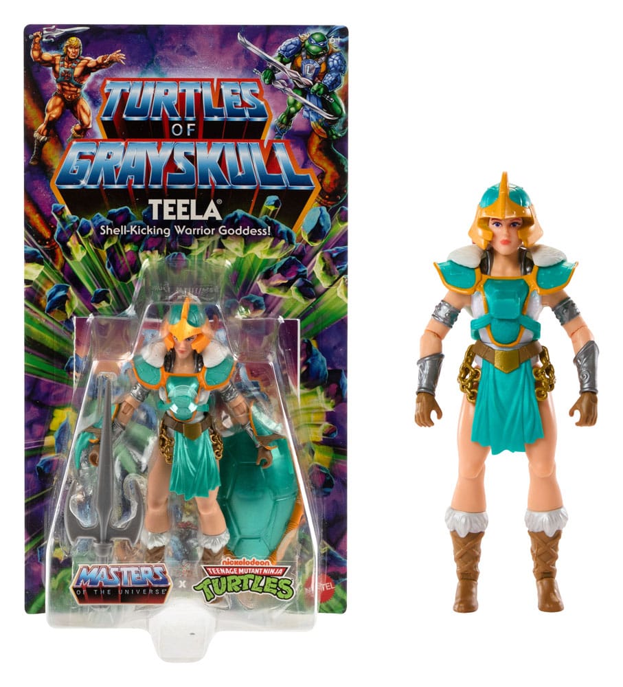 MOTU x TMNT Turtles of Grayskull Action Figure Teela Mattel