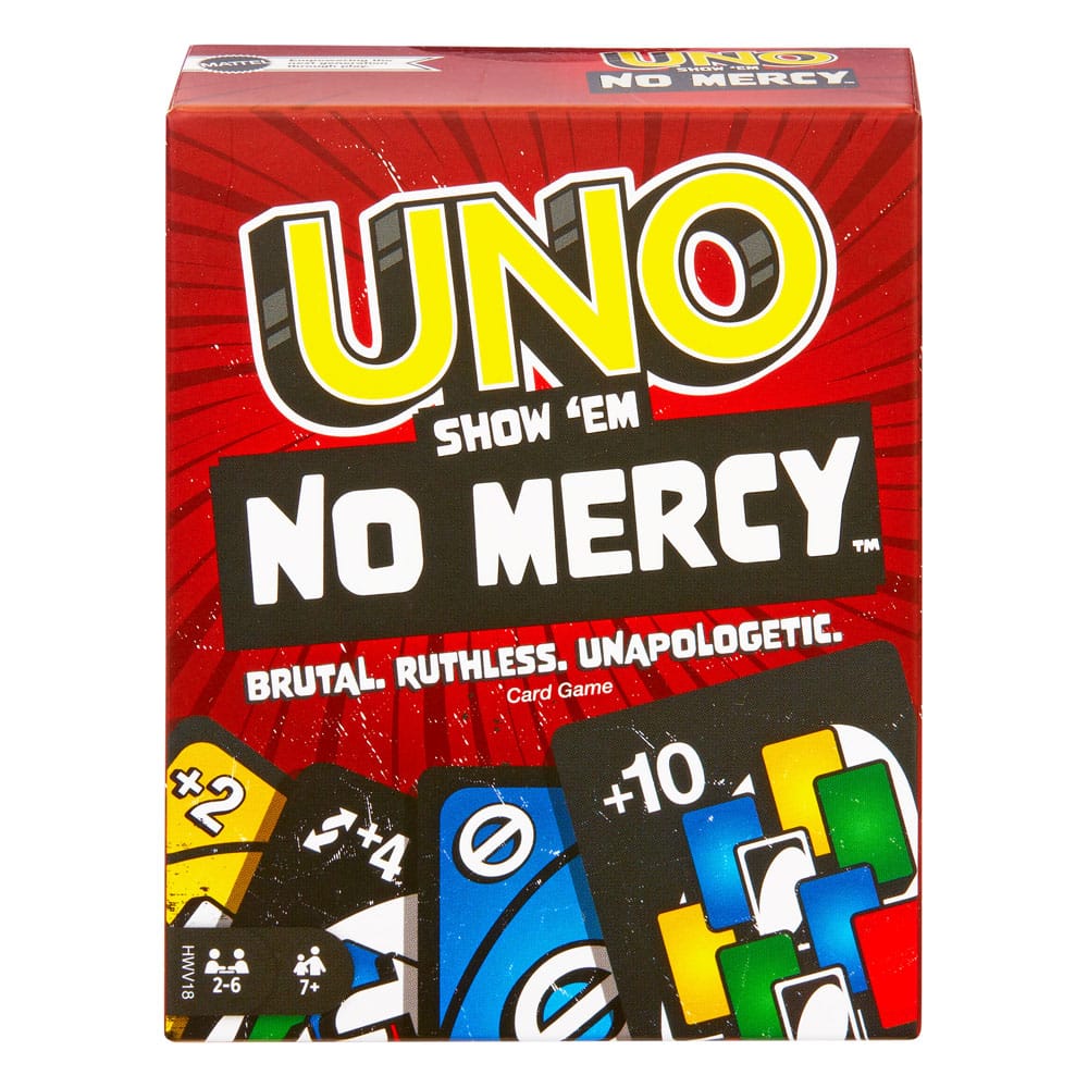 UNO Card Game No Mercy Mattel